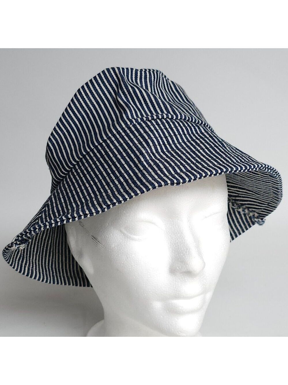Women's Bucket Hat Railroad Stripe Bucket Hat Small/Medium